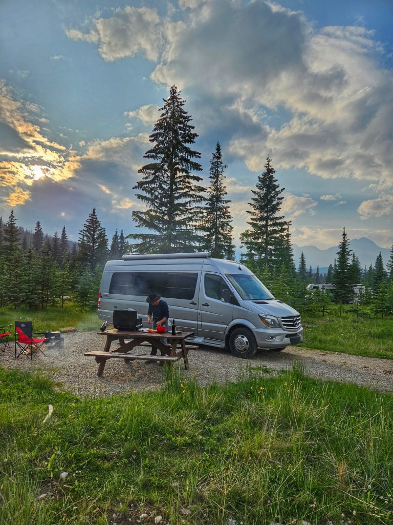 whistlers campsite 45c