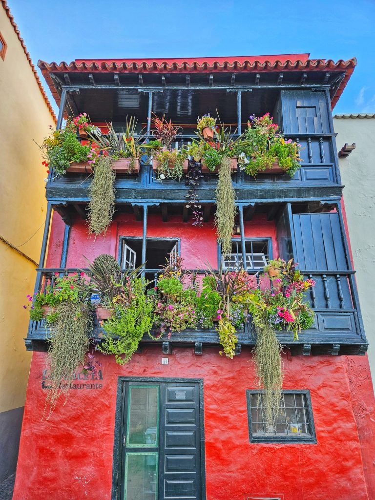 La Palma historic balconies