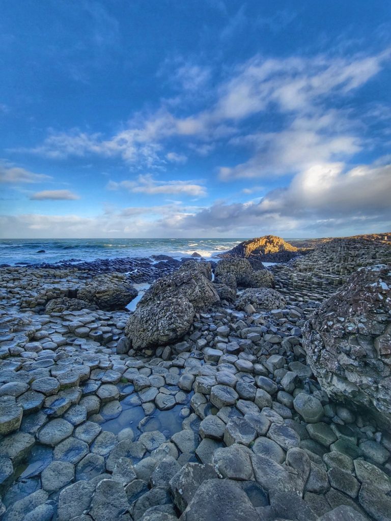 Giants Causeway basalt columns