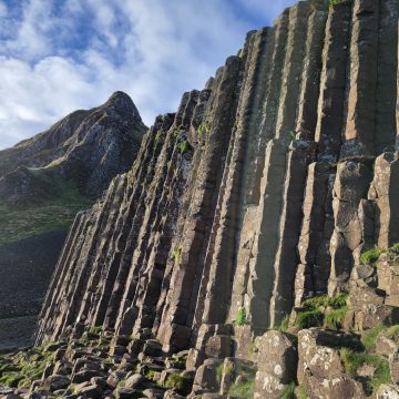 Giants Causeway basalt columns