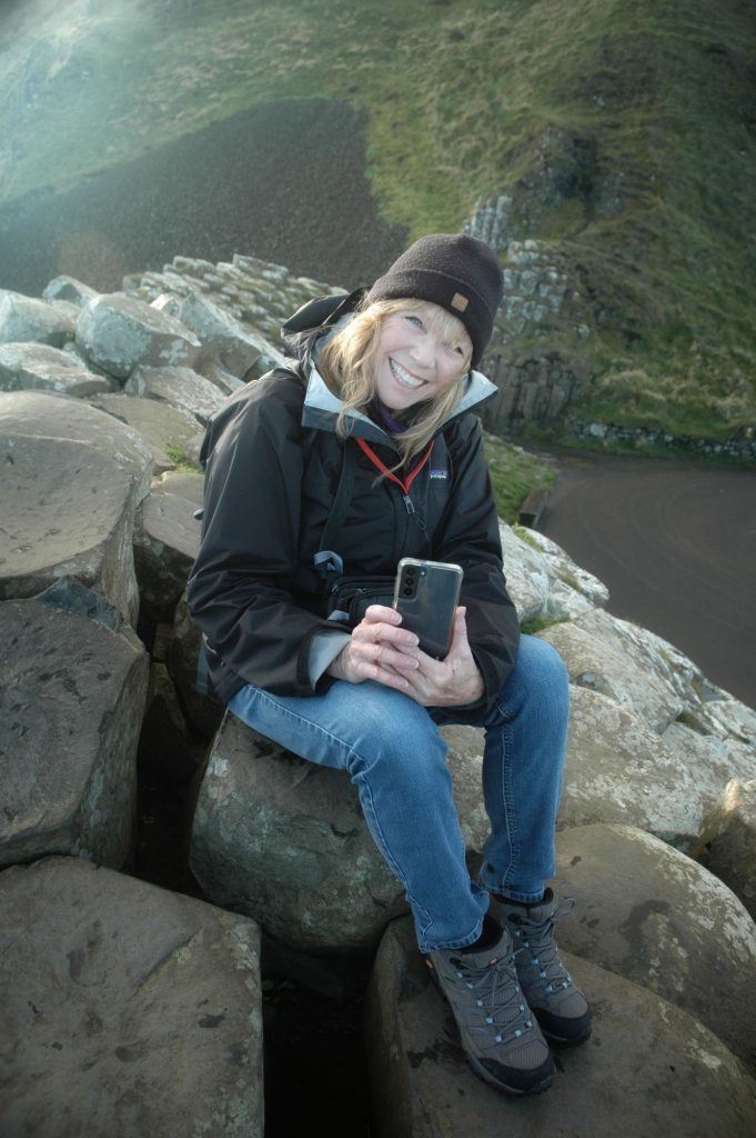 Rebecca at Giants Causeway