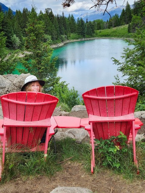 Red Chairs Third Lake