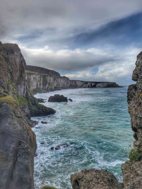 View from Carrick-a-Rede rope bridge