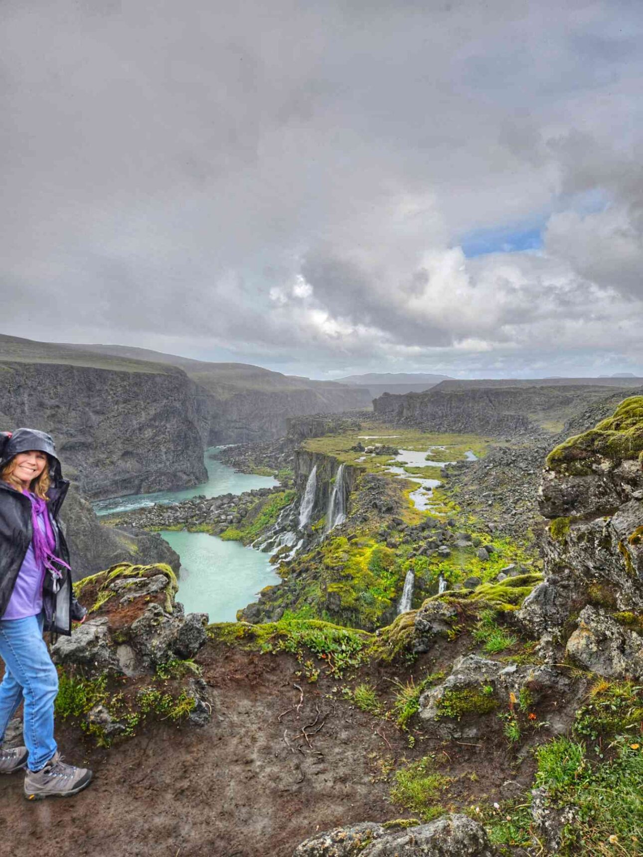 Sigöldugljúfur Canyon viewpoint