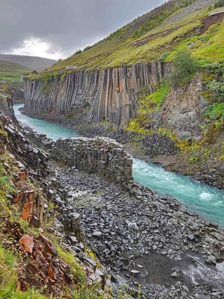 Studlagil Canyon basalt columns