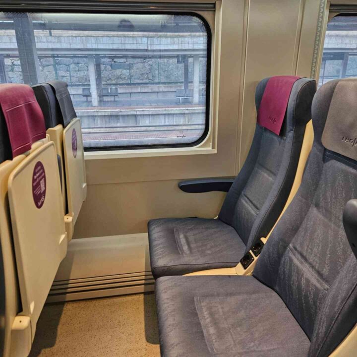 Renfe coach seats