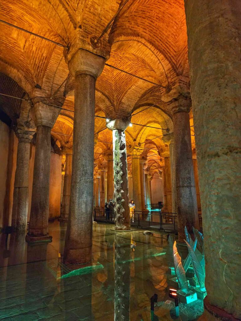 Basilica Cistern Hercules club column