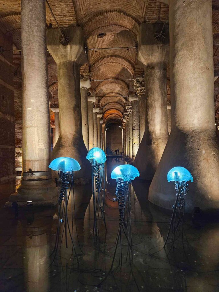 Basilica Cistern Jellyfish sculptures