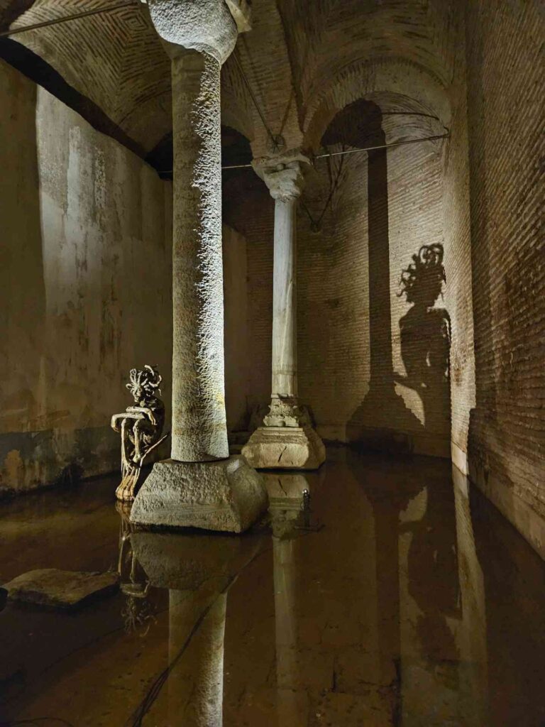 Basilica Cistern Medusa statue